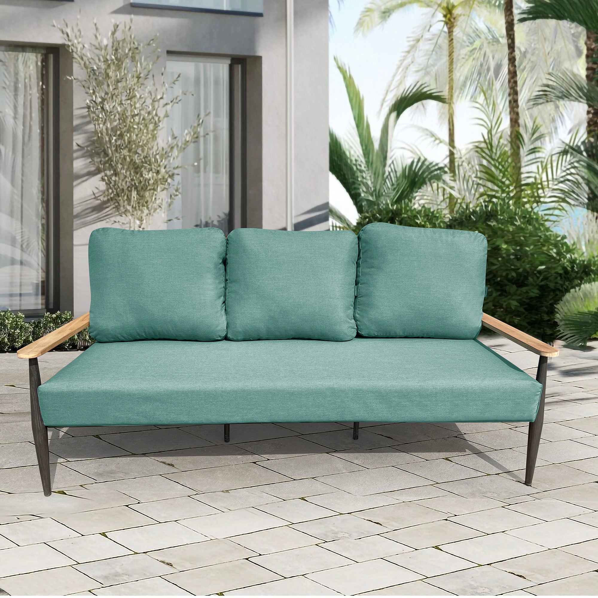 Manbo 4-Piece Wicker Patio Fire Pit Seating Set with Acrylic Cast Breeze Cushions and Rectangular Fire Pit Table Manbo 4-Piece Wicker Patio Fire Pit Seating Set with Acrylic Cast Breeze Cushions and Rectangular Fire Pit Table